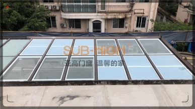 中华园锦苑系统阳光房施工图